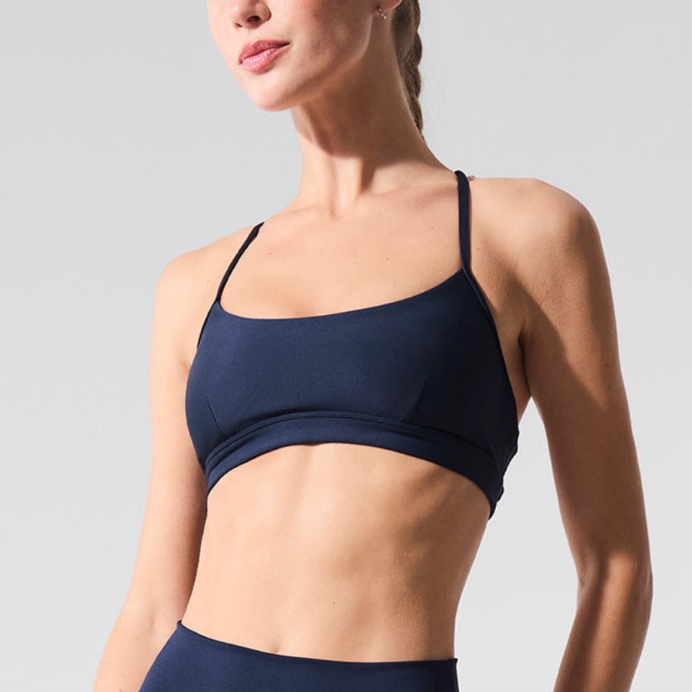 Alo Yoga Airlift Sports Bra Navy